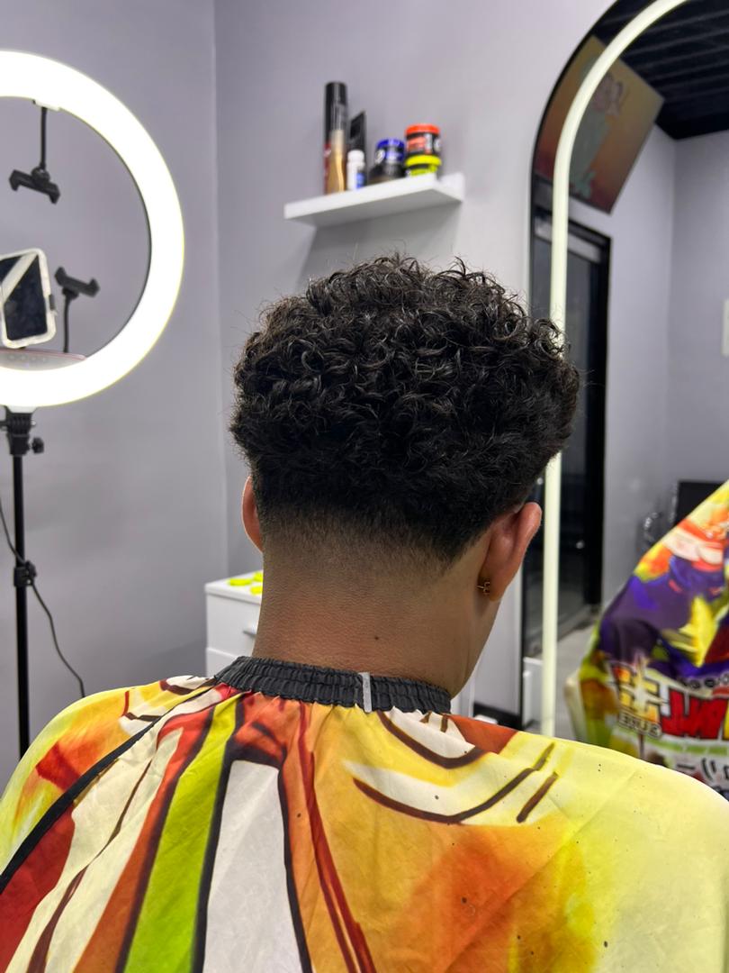 Fade degradado al detalle en Zane Barber Studio